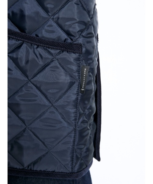 Mackintosh(マッキントッシュ)の「WAVERLY QUILTED JACKET(その他アウター・メンズ・ブラック/ネイビー・36/38)」の7枚目の写真