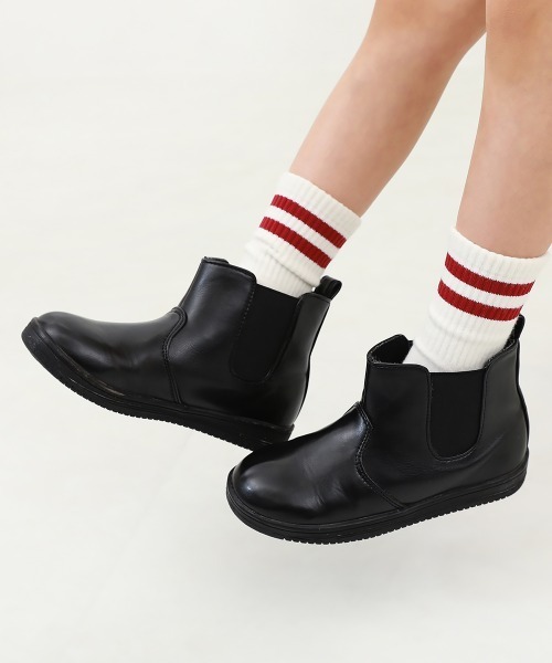 devirock(デビロック)の「サイドゴアブーツ(ブーツ・キッズ・ブラウン系その他/ブラック・20.0cm/18.0cm/23.0cm/19.0cm/21.0cm/22.0cm)」の2枚目の写真