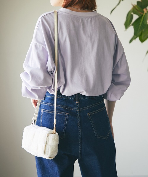 un dix cors(アンディコール)の「オトナ可愛い ミニボアショルダー(ショルダーバッグ・レディース・ピンク/アイボリー/モカ・FREE)」の9枚目の写真