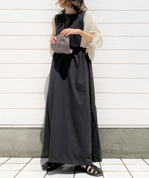 Q（キュー）の「ホールガーメント 和紙ショートカーデ（カーディガン/ボレロ・レディース・ブラック/アイボリー・MEDIUM）」の9枚目の写真