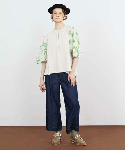 FRAPBOIS(フラボア)の「テンセルデニム パンツ(デニムパンツ・レディース・サックスブルー/ネイビー・1/2)」の20枚目の写真