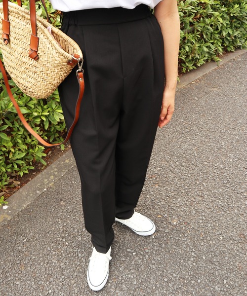 Brownie（ブラウニー）の「Brownie センタープレステーパードパンツ（その他パンツ・レディース・ラベンダー/アイボリー/ブラック/グリーン/オレンジ・FREE）」の17枚目の写真