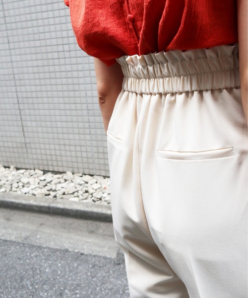 Brownie（ブラウニー）の「Brownie センタープレステーパードパンツ（その他パンツ・レディース・ラベンダー/アイボリー/ブラック/グリーン/オレンジ・FREE）」の12枚目の写真