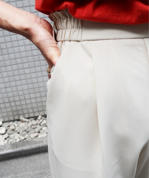 Brownie（ブラウニー）の「Brownie センタープレステーパードパンツ（その他パンツ・レディース・ラベンダー/アイボリー/ブラック/グリーン/オレンジ・FREE）」の13枚目の写真