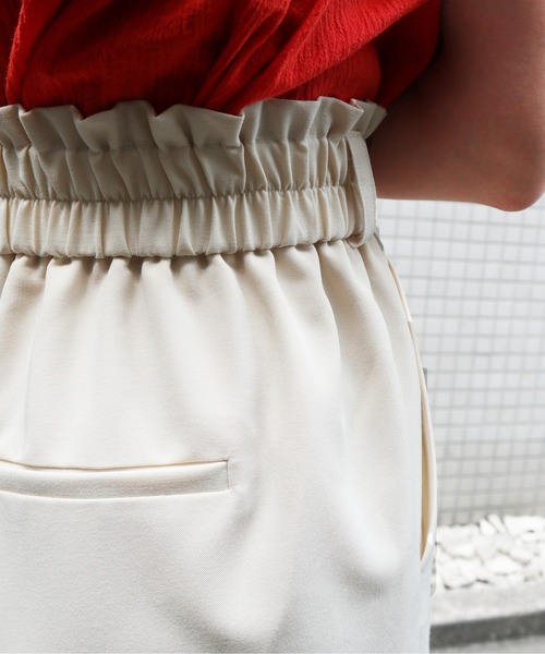 Brownie（ブラウニー）の「Brownie センタープレステーパードパンツ（その他パンツ・レディース・ラベンダー/アイボリー/ブラック/グリーン/オレンジ・FREE）」の14枚目の写真