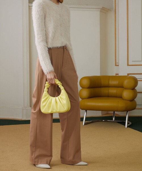 Aresense（アーセンス）の「JW PEI/ジェイダブリューペイ Gabbi Bag/ヴィーガンレザーハンドバッグ（ハンドバッグ・レディース・ブラック/パープル/イエロー/ナチュラル・ONE SIZE）」の7枚目の写真