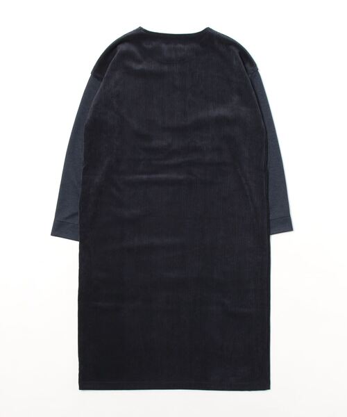 NOMBRE IMPAIR(ノンブルアンペール)の「リッジスウェード コンビワンピース(ワンピース・レディース・ブラック/ネイビー・FREE)」の15枚目の写真