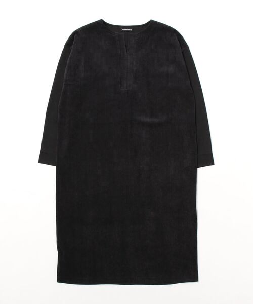 NOMBRE IMPAIR(ノンブルアンペール)の「リッジスウェード コンビワンピース(ワンピース・レディース・ブラック/ネイビー・FREE)」の16枚目の写真