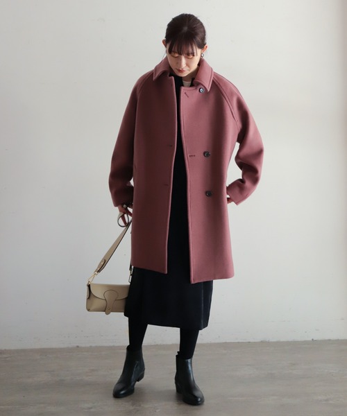 NOMBRE IMPAIR(ノンブルアンペール)の「リッジスウェード コンビワンピース(ワンピース・レディース・ブラック/ネイビー・FREE)」の17枚目の写真