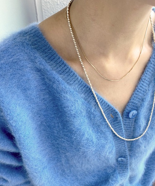 SHENERY(シーナリー)の「【WEB限定】シンプルスネークチェーンネックレス(ネックレス・レディース・シルバー/ゴールド・FREE)」の7枚目の写真