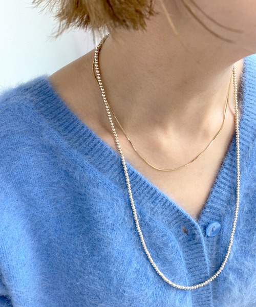 SHENERY(シーナリー)の「【WEB限定】シンプルスネークチェーンネックレス(ネックレス・レディース・シルバー/ゴールド・FREE)」の6枚目の写真