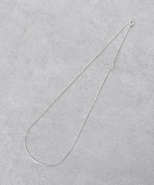 SHENERY(シーナリー)の「【WEB限定】シンプルスネークチェーンネックレス(ネックレス・レディース・シルバー/ゴールド・FREE)」の9枚目の写真