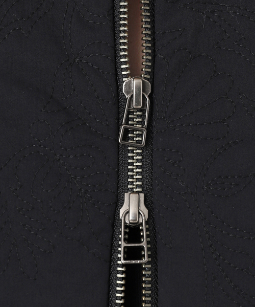 JOURNAL STANDARD（ジャーナルスタンダード）の「【nude vintage×JOURNAL STANDARD】キルティングパフジャケット（ノーカラージャケット・レディース・ホワイト/ブラック・FREE）」の21枚目の写真