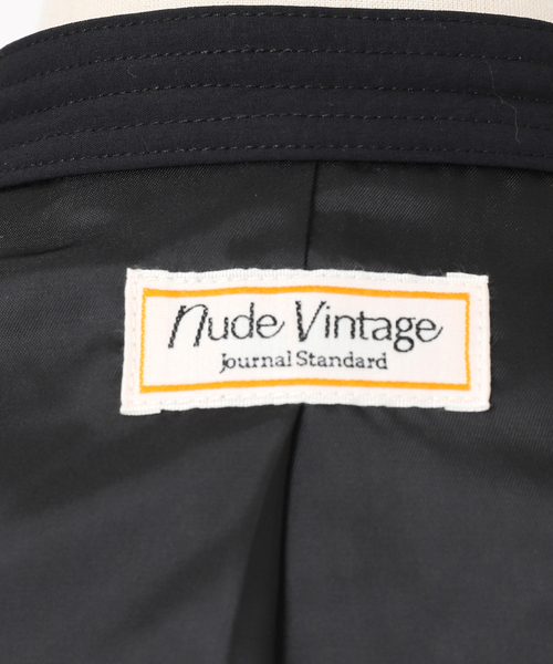 JOURNAL STANDARD（ジャーナルスタンダード）の「【nude vintage×JOURNAL STANDARD】キルティングパフジャケット（ノーカラージャケット・レディース・ホワイト/ブラック・FREE）」の10枚目の写真