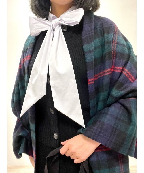 BROOKS BROTHERS（ブルックスブラザーズ）の「ストレッチコットン ソリッド ボウカラー ビショップスリーブブラウス（シャツ/ブラウス・レディース・ホワイト・2/4/0）」の9枚目の写真