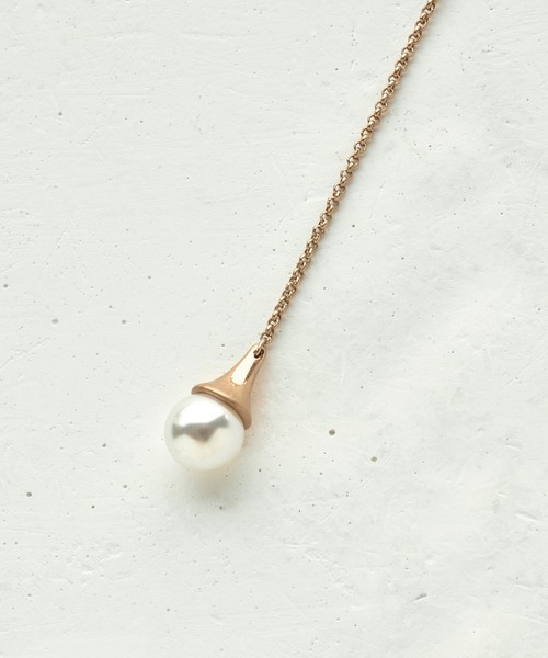 GOLDY（ゴールディ）の「フローイング パール "Y"シェイプ ネックレス（ネックレス・レディース・シルバー/ゴールド/シルバー系その他/ゴールド系その他・FREE）」の9枚目の写真