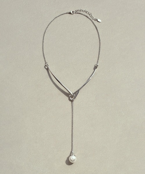 GOLDY（ゴールディ）の「フローイング パール "Y"シェイプ ネックレス（ネックレス・レディース・シルバー/ゴールド/シルバー系その他/ゴールド系その他・FREE）」の20枚目の写真