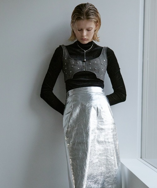 GOLDY（ゴールディ）の「フローイング パール "Y"シェイプ ネックレス（ネックレス・レディース・シルバー/ゴールド/シルバー系その他/ゴールド系その他・FREE）」の22枚目の写真