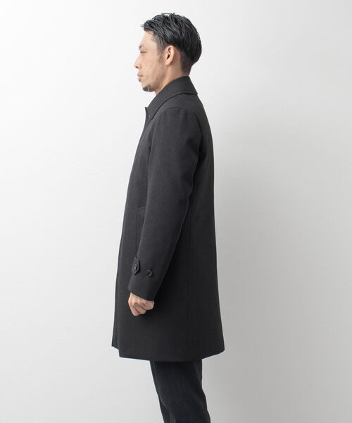NOLLEY'S goodman（ノーリーズグッドマン）の「バーズアイ ライナーベスト付きステンカラーコート（ステンカラーコート・メンズ・チャコールグレー/ネイビー・S/M/L/XL）」の11枚目の写真