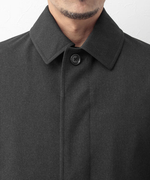 NOLLEY'S goodman（ノーリーズグッドマン）の「バーズアイ ライナーベスト付きステンカラーコート（ステンカラーコート・メンズ・チャコールグレー/ネイビー・S/M/L/XL）」の18枚目の写真