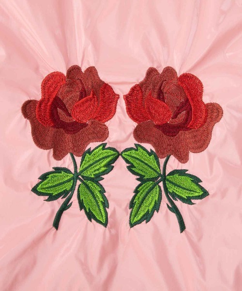 Casselini(キャセリーニ)の「Casselini(キャセリーニ)フラワー刺繍トート(トートバッグ・レディース・ピンク/シルバー/ブラック・FREE)」の7枚目の写真