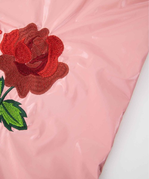 Casselini(キャセリーニ)の「Casselini(キャセリーニ)フラワー刺繍トート(トートバッグ・レディース・ピンク/シルバー/ブラック・FREE)」の9枚目の写真