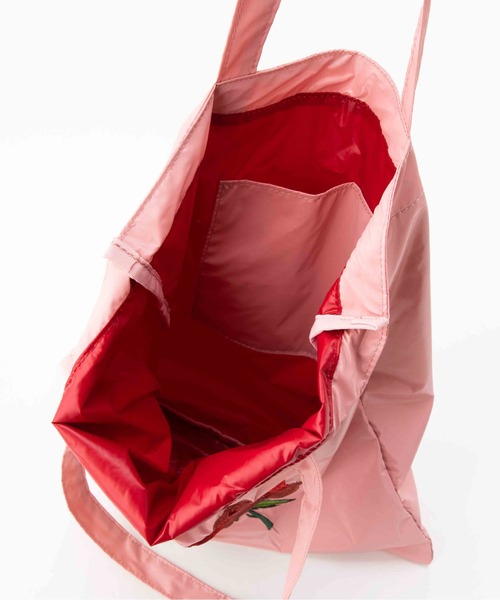 Casselini(キャセリーニ)の「Casselini(キャセリーニ)フラワー刺繍トート(トートバッグ・レディース・ピンク/シルバー/ブラック・FREE)」の10枚目の写真