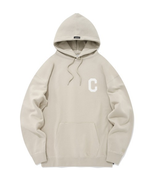 COVERNAT（カバーナット）の「【COVERNAT】C LOGO HOODIE / カバーナット C ロゴ フーディー（パーカー・メンズ・ブラック/オリーブ/ライトグレー/グレー/ネイビー/ブルー・MEDIUM/X-LARGE/SMALL/LARGE）」の5枚目の写真