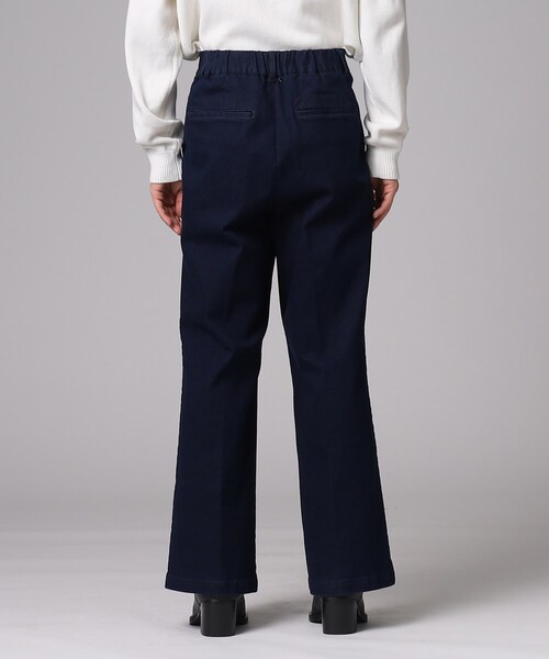 tk.TAKEO KIKUCHI(ティーケータケオキクチ)の「◆デニムワイドフレアパンツ(デニムパンツ・メンズ・ネイビー/ブルー・02/03/66)」の6枚目の写真