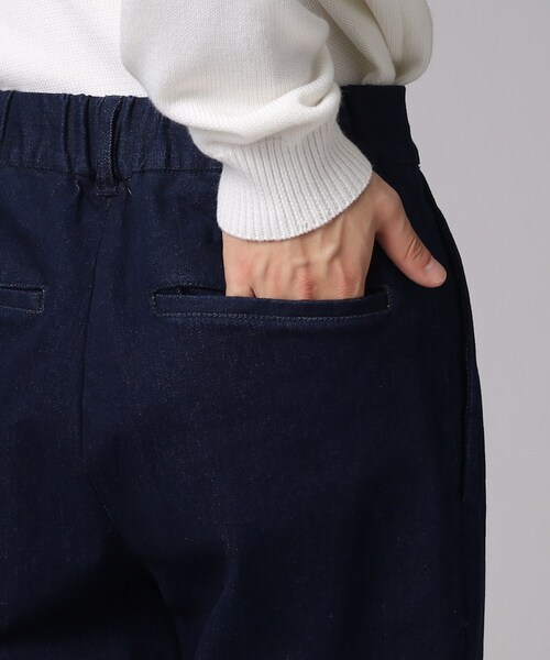 tk.TAKEO KIKUCHI(ティーケータケオキクチ)の「◆デニムワイドフレアパンツ(デニムパンツ・メンズ・ネイビー/ブルー・02/03/66)」の8枚目の写真