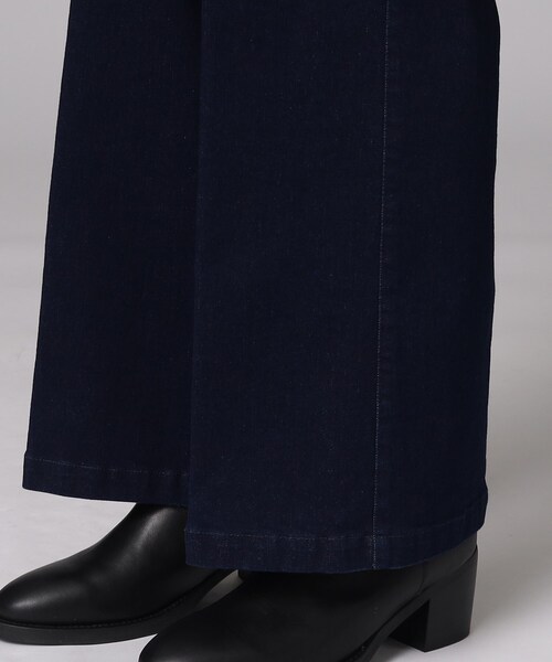 tk.TAKEO KIKUCHI(ティーケータケオキクチ)の「◆デニムワイドフレアパンツ(デニムパンツ・メンズ・ネイビー/ブルー・02/03/66)」の11枚目の写真