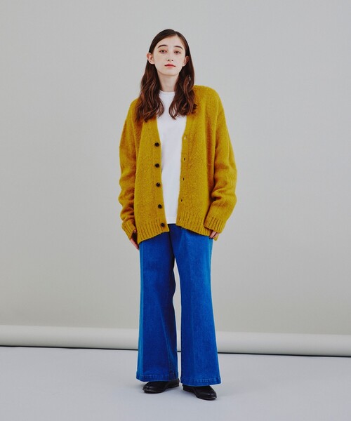 tk.TAKEO KIKUCHI(ティーケータケオキクチ)の「◆デニムワイドフレアパンツ(デニムパンツ・メンズ・ネイビー/ブルー・02/03/66)」の21枚目の写真