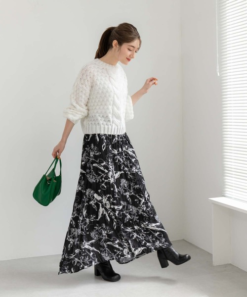 fifth（フィフス）の「【スタイリストプロデュース】スクエアトゥショートブーツ（ブーツ・レディース・ブラック/キャメル・LL/L/S/M）」の6枚目の写真