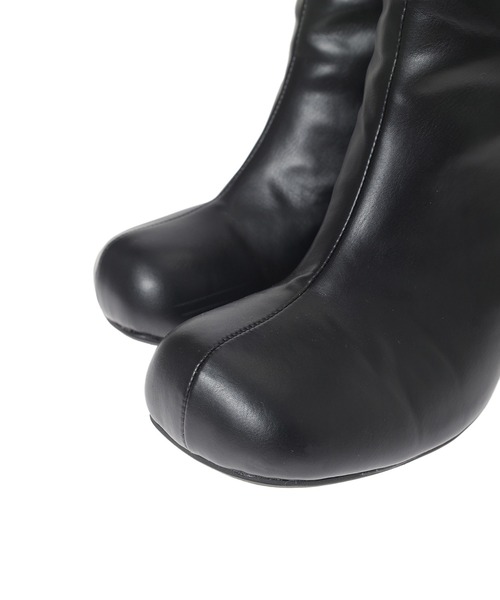 fifth（フィフス）の「【スタイリストプロデュース】スクエアトゥショートブーツ（ブーツ・レディース・ブラック/キャメル・LL/L/S/M）」の15枚目の写真