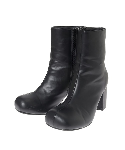 fifth（フィフス）の「【スタイリストプロデュース】スクエアトゥショートブーツ（ブーツ・レディース・ブラック/キャメル・LL/L/S/M）」の18枚目の写真