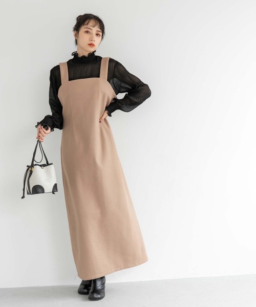 fifth（フィフス）の「【スタイリストプロデュース】スクエアトゥショートブーツ（ブーツ・レディース・ブラック/キャメル・LL/L/S/M）」の21枚目の写真