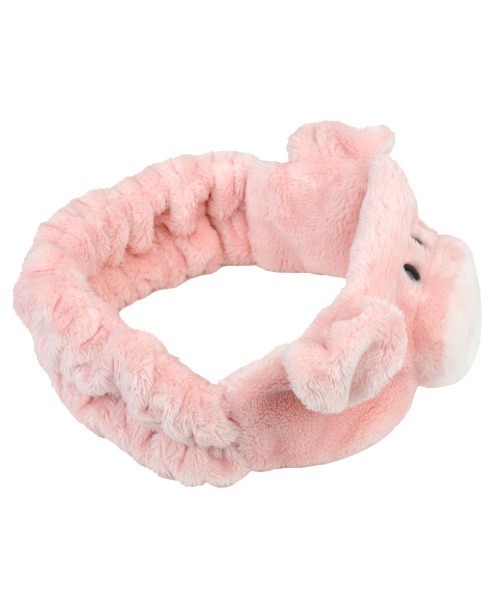 nici(ニキ)の「NICI/もこもこ ヘアバンド ヘアターバン ピンクピッグ(ヘアバンド・レディース・ピンク・ONE SIZE)」の3枚目の写真