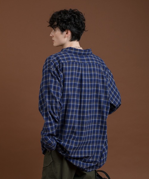 MUHET(ミュエータ)の「起毛チェックネルシャツ(シャツ/ブラウス・レディース・ブルー系その他/チャコールグレー・MEDIUM/X-LARGE)」の13枚目の写真