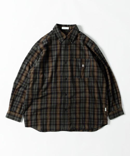 MUHET(ミュエータ)の「起毛チェックネルシャツ(シャツ/ブラウス・レディース・ブルー系その他/チャコールグレー・MEDIUM/X-LARGE)」の17枚目の写真
