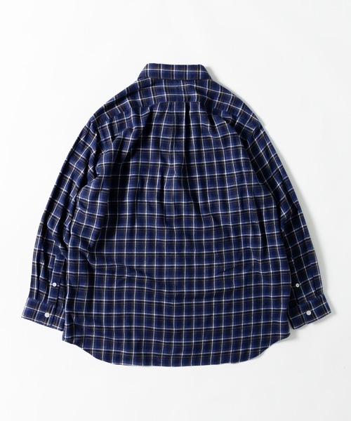 MUHET(ミュエータ)の「起毛チェックネルシャツ(シャツ/ブラウス・レディース・ブルー系その他/チャコールグレー・MEDIUM/X-LARGE)」の4枚目の写真