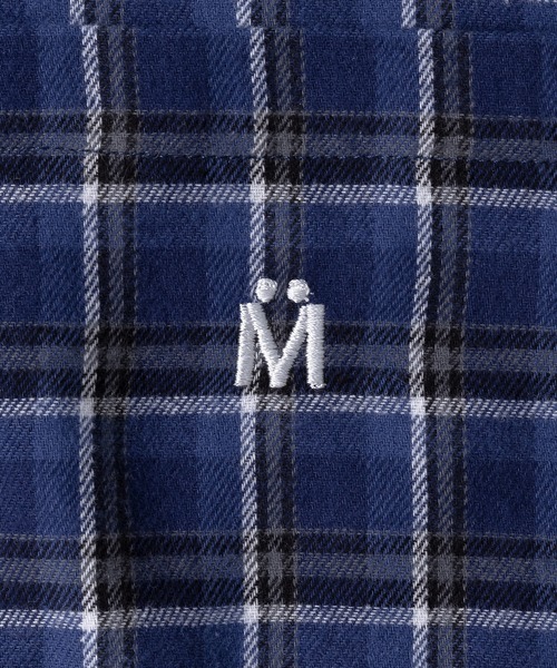 MUHET(ミュエータ)の「起毛チェックネルシャツ(シャツ/ブラウス・レディース・ブルー系その他/チャコールグレー・MEDIUM/X-LARGE)」の5枚目の写真