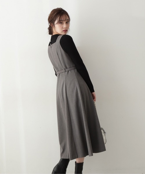 PROPORTION BODY DRESSING（プロポーションボディドレッシング）の「クラシカルジャンスカ / 1212240010（ワンピース・レディース・ベージュ/ダークグレー・SMALL/MEDIUM）」の10枚目の写真