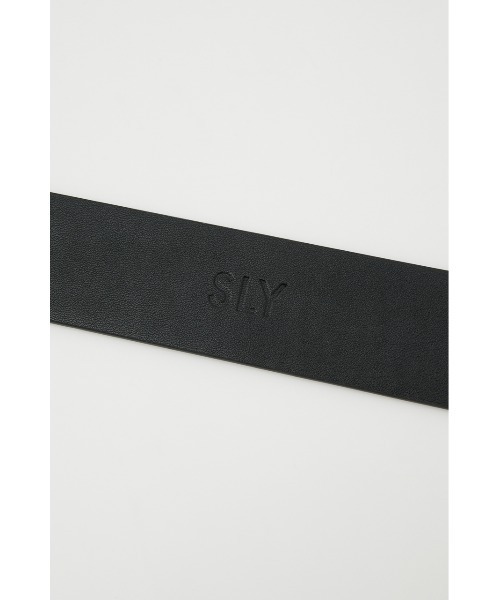 SLY（スライ）の「ODD BUCKLE BELT オッド バックル ベルト（ベルト・レディース・ブラウン/ブラック・FREE）」の7枚目の写真