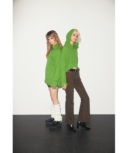 SLY（スライ）の「ODD BUCKLE BELT オッド バックル ベルト（ベルト・レディース・ブラウン/ブラック・FREE）」の16枚目の写真