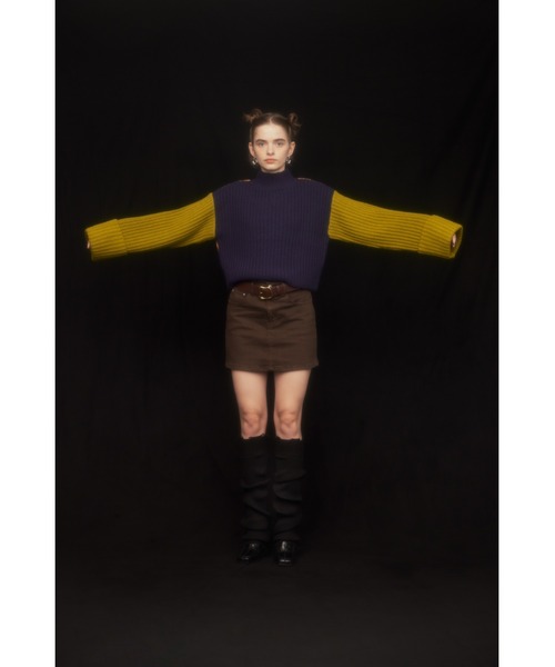 SLY（スライ）の「ODD BUCKLE BELT オッド バックル ベルト（ベルト・レディース・ブラウン/ブラック・FREE）」の21枚目の写真