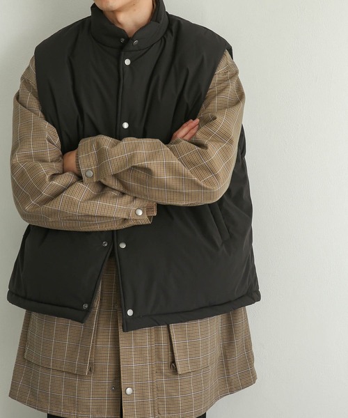 SENSE OF PLACE by URBAN RESEARCH（センスオブプレイスバイアーバンリサーチ）の「パデットベスト（ダウンベスト・メンズ・ブラック・MEDIUM/LARGE）」の3枚目の写真