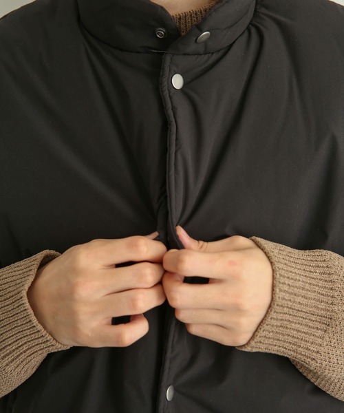 SENSE OF PLACE by URBAN RESEARCH（センスオブプレイスバイアーバンリサーチ）の「パデットベスト（ダウンベスト・メンズ・ブラック・MEDIUM/LARGE）」の17枚目の写真