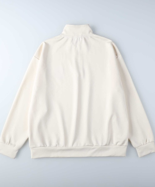Right-on(ライトオン)の「ポンチフラワーハーフジップ(スウェット・メンズ・ピンク/ブラック/オフホワイト・XL/L/M)」の4枚目の写真