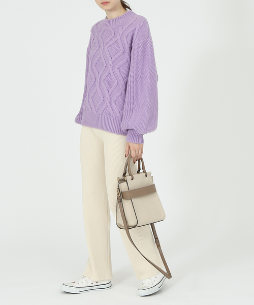 LOWELL things（ロウェル　シングス）の「Stand/バーチカルショルダーBAG（ショルダーバッグ・レディース・ベージュ/グリーン/ブラック/ダークベージュ/オレンジ/ライトブルー・フリー）」の3枚目の写真