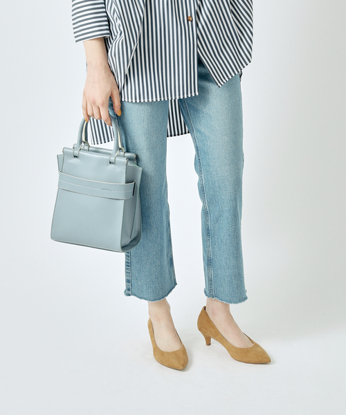 LOWELL things（ロウェル　シングス）の「Stand/バーチカルショルダーBAG（ショルダーバッグ・レディース・ベージュ/グリーン/ブラック/ダークベージュ/オレンジ/ライトブルー・フリー）」の8枚目の写真